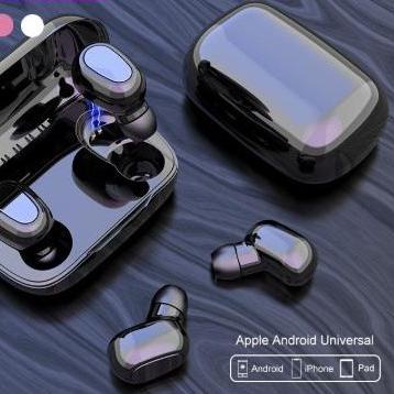⅍ Earphone Bluetooth, Earphone TWS Wireless Bluetooth 5.0 untuk Android iPhone Universal dan digital