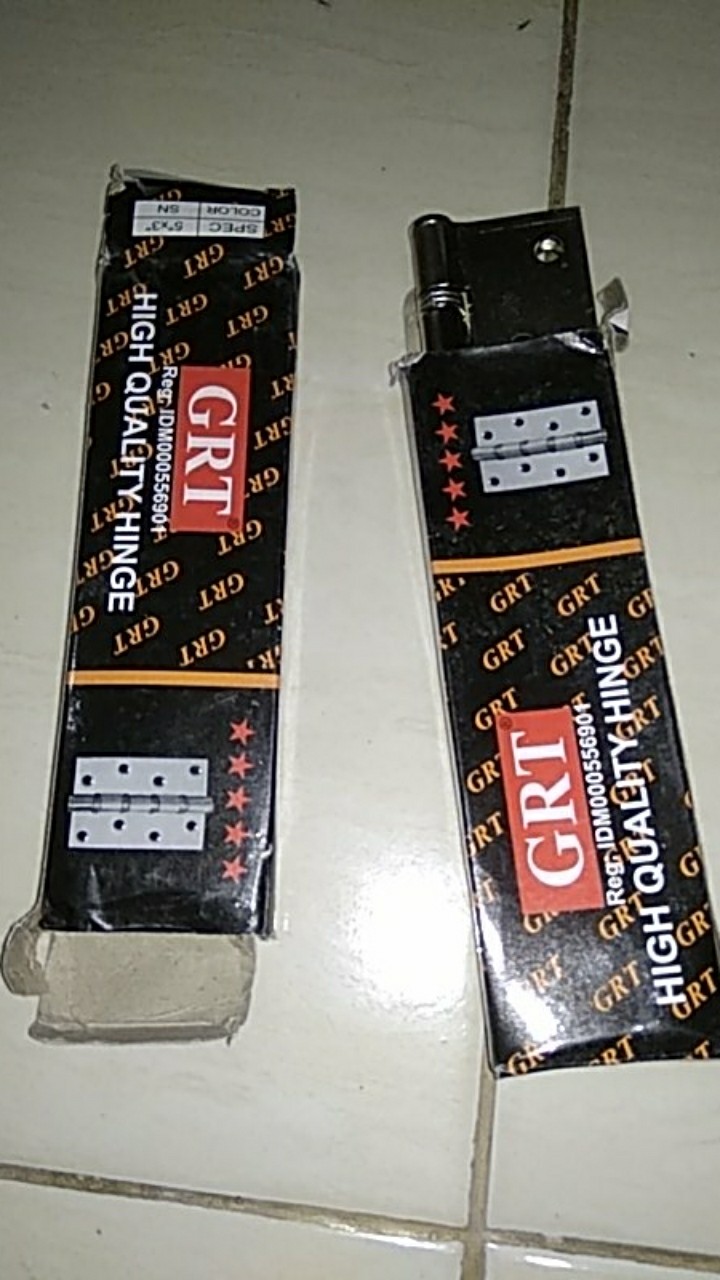 Engsel Pintu 5 Inch Silver Satin