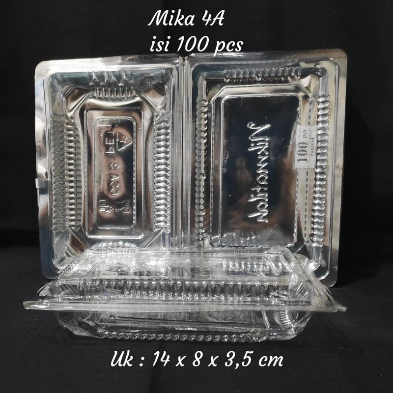 Mika Plastik 4A Mika Kue isi 100pcs