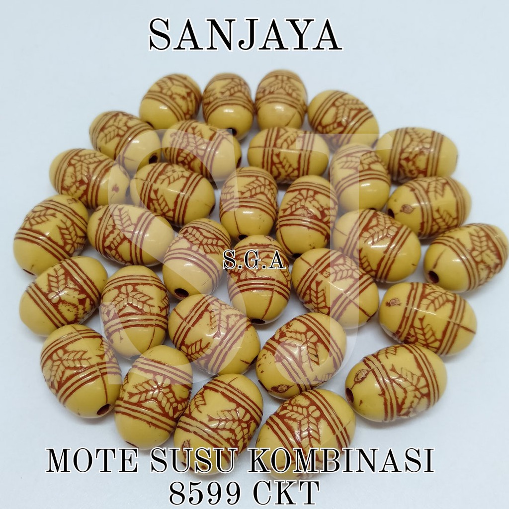 MANIK SUSU / MOTE SUSU / MANIK COKLAT / MANIK OVAL / MANIK COKLAT OVAL / MOTE SUSU KOMB. OVAL 8599