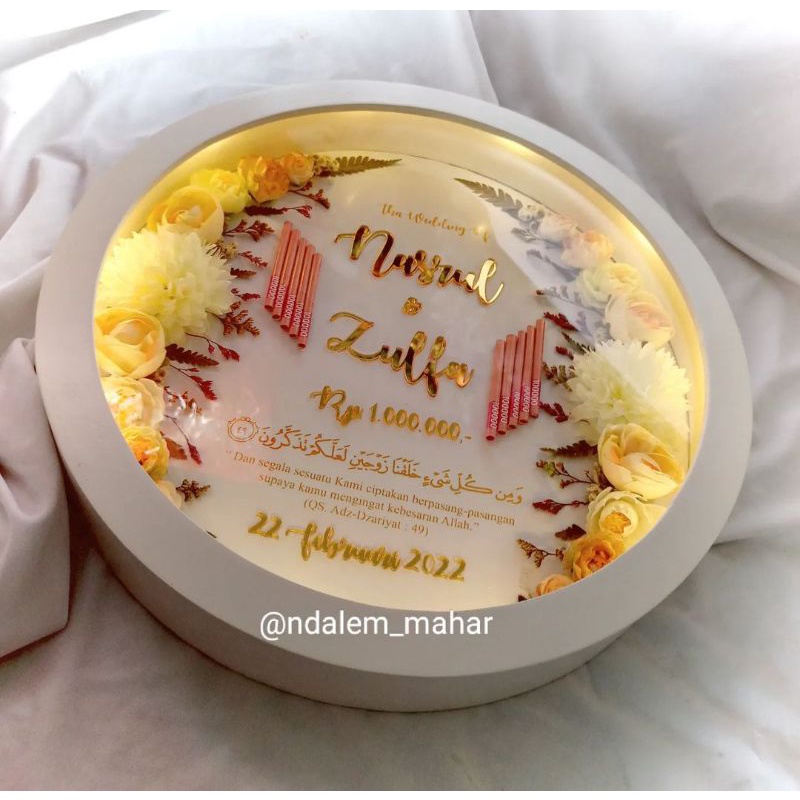 MAHAR RUSTIC AKRILIK MAHAR MURAH CUTTING AKRILIK