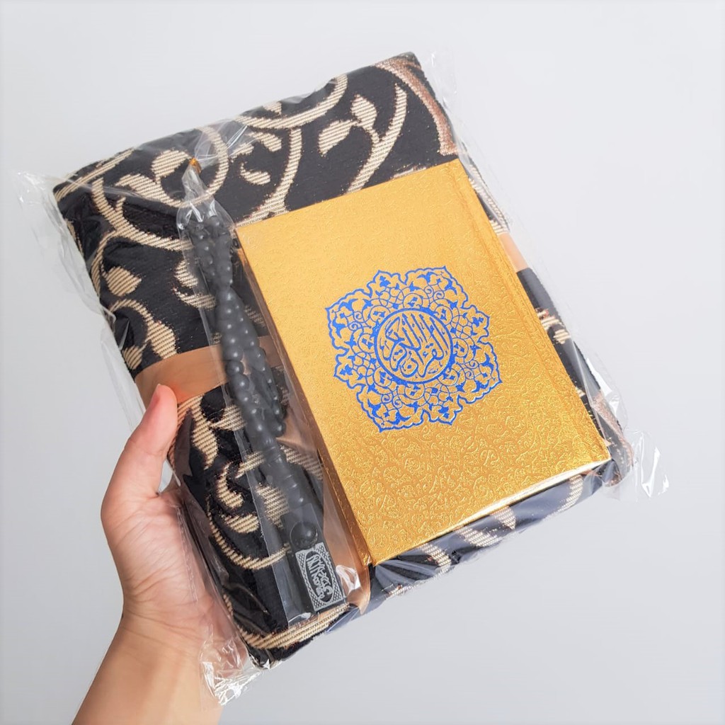[S9QA6T] SAJADAH S9 + AL QURAN A6 + FREE TASBIH KAYU