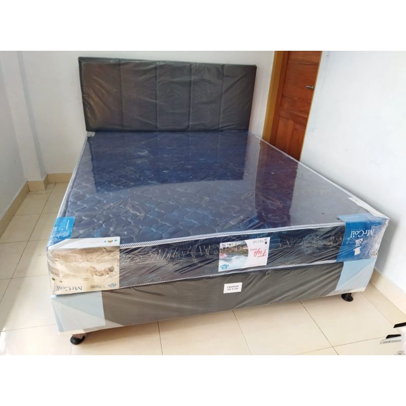 PROMO SPRINGBED FULLSET MERK MR COIL UKURAN 160X200