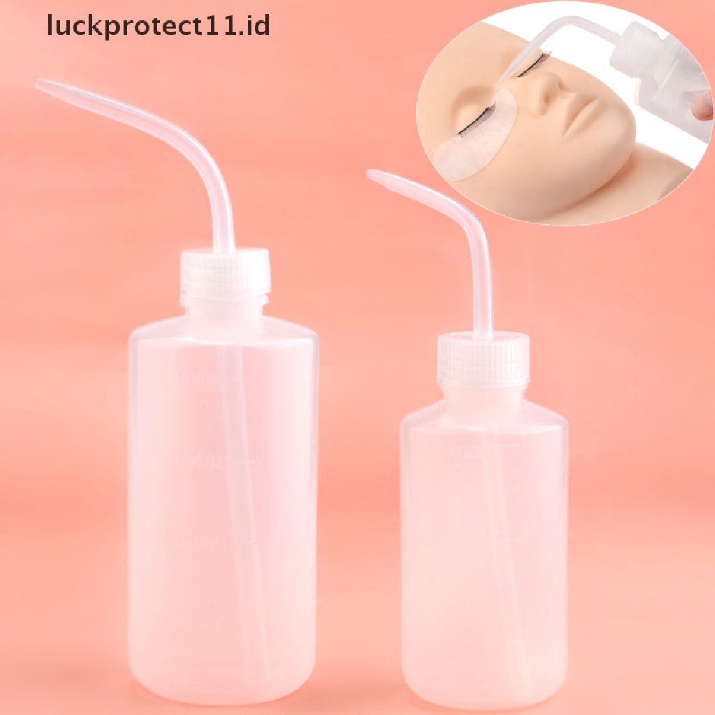 //HG&amp;ID// Eyebrow Eyelash Cleaning Washing Bottle Elbow Long Tube Bottle Flower Waterer .