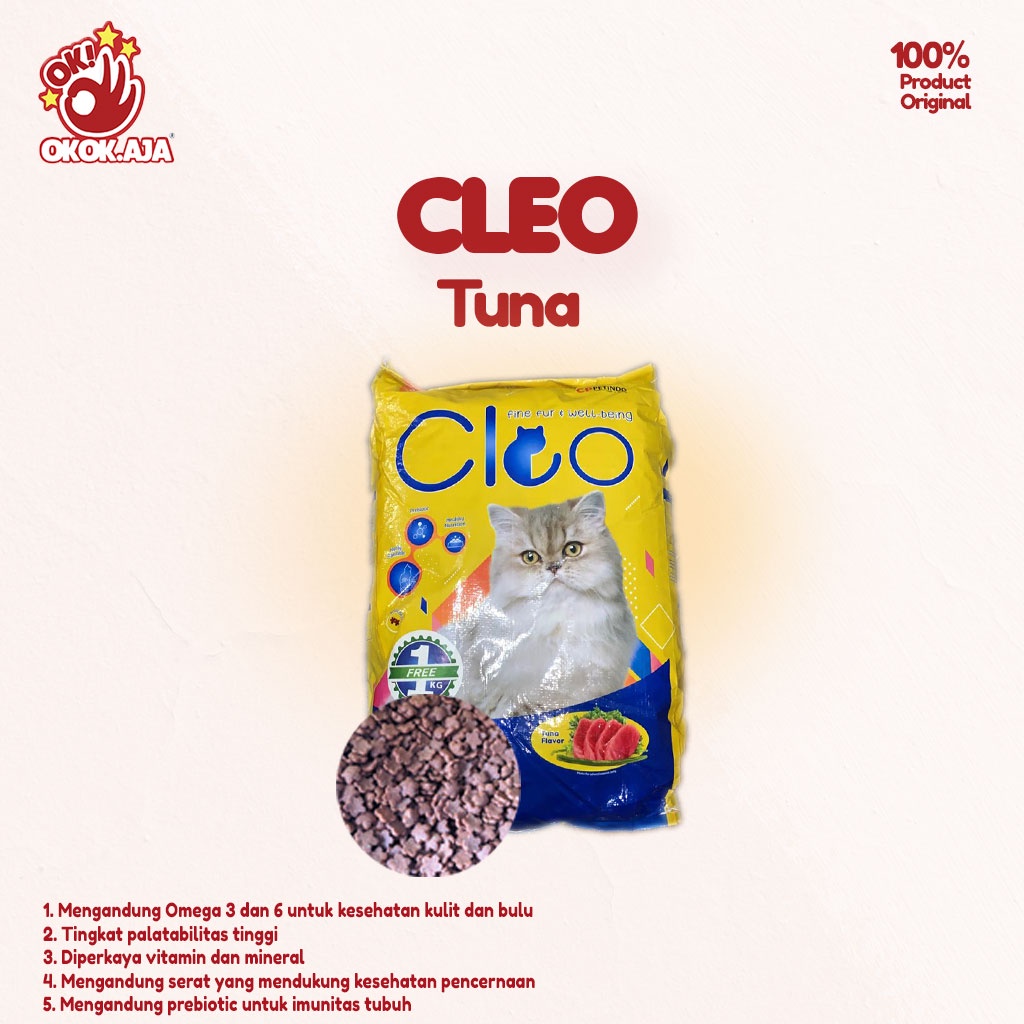 CLEO 500gr - 1kg Makanan kucing Kering premium