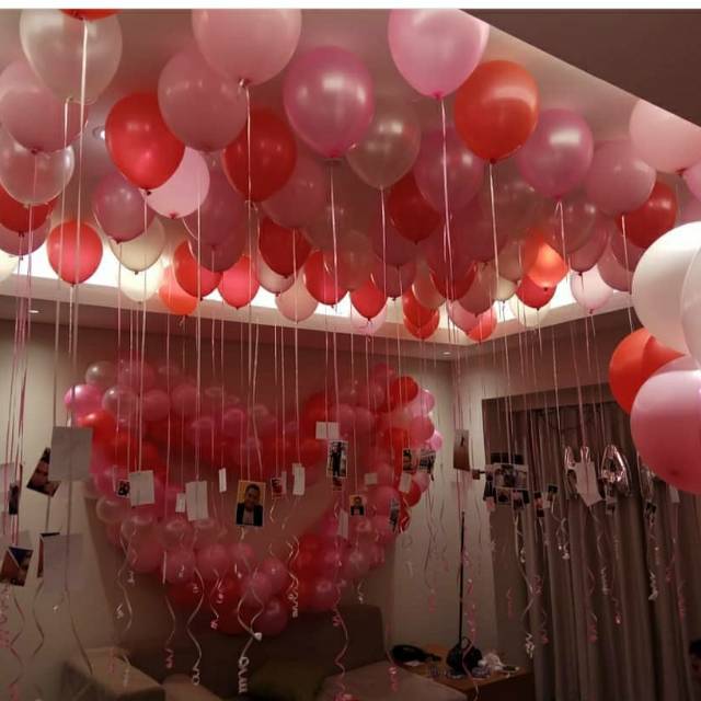 Balon gas helium jakarta / balon terbang / pelepasan spanduk