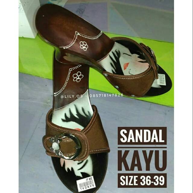 SANDAL KAYU/ TEROMPAH KAYU