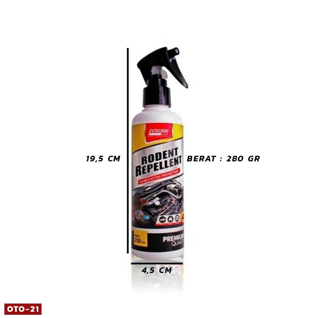 RODENT REPELLENT OBAT PENGUSIR TIKUS ORIGINAL SUPER AMPUH SEMPROT / untuk mobil