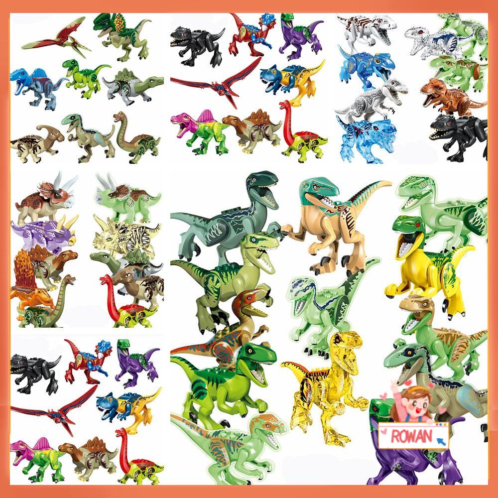R-flower 1 Set Mainan Balok Bangunan Dinosaurus Full Size Untuk Edukasi Dini Anak