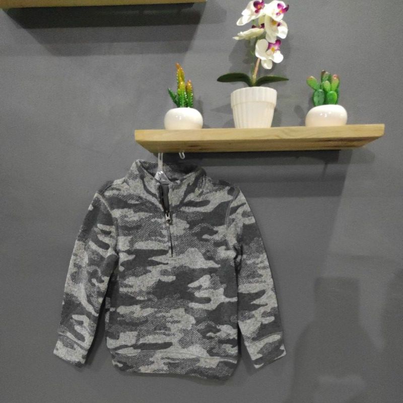 (NEW) army Jacket Gap Anak Branded Sleting Depan size 1 2 3 4 murah branded