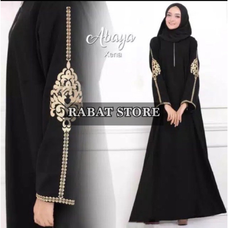 GAMIS SYARI ABAYA BORDIR XENA (BUSUI) COUPLE COD