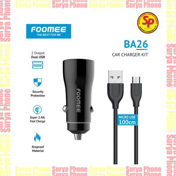 CAR CAHRGER FOOMEE BA26