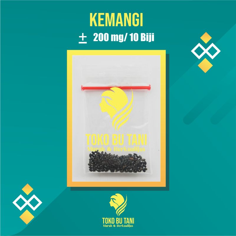 Benih Kemangi Lalap Unggul Bibit Sayuran Repack Berkualitas