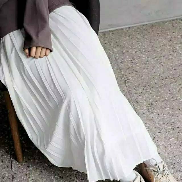 Rok Plisket Premium 356 / Maxi Skirt Plisket Pleates