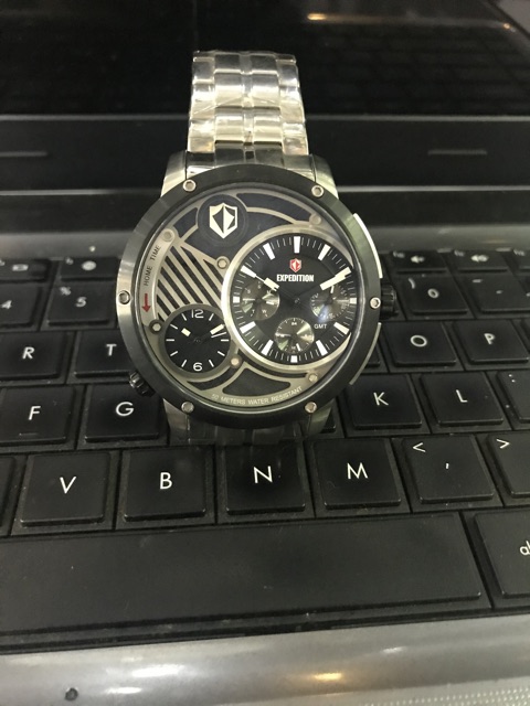 Expedition E6736M Black Original - jam tangan Pria -| garansi resmi 100%
