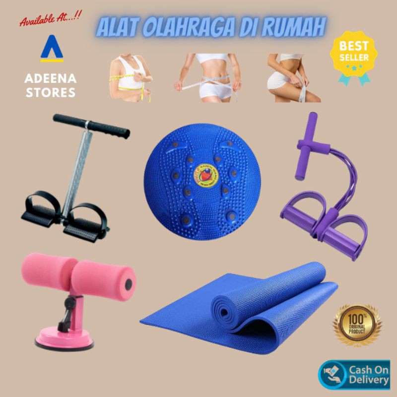 ALAT OLAHRAGA DI RUMAH ALAT OLAHRAGA PENGECIL PERUT ALAT OLAHRAGA ALAT FITNES