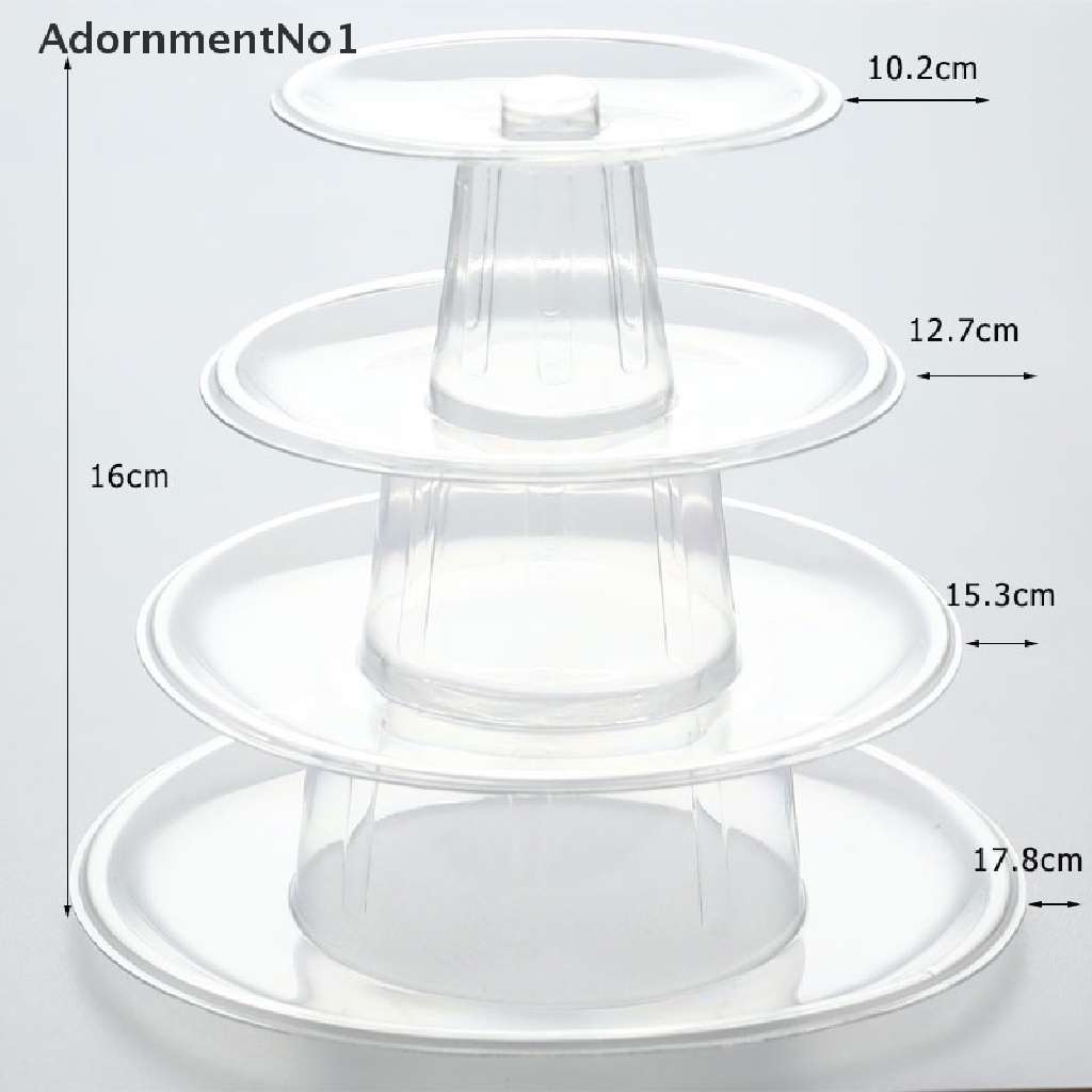 (AdornmentNo1) Rak Stand Display Macaron / Kue Multi Tingkat Bahan PVC