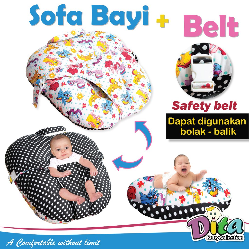 (2IN1 BISA DIPAKAI BOLAK BALIK ) SOFA BAYI DITA / baby launger  Sofa Bayi Premium sofa santai Bayi Bolak Balik Kasur Bayi , Sofa Bayi , Tempat tidur bayi praktis Baby Lounger SOFA BAYI BELT BANTAL BELT SOFA SANTAI BAYI SOFA BAYI SOFA UNTUK BABY