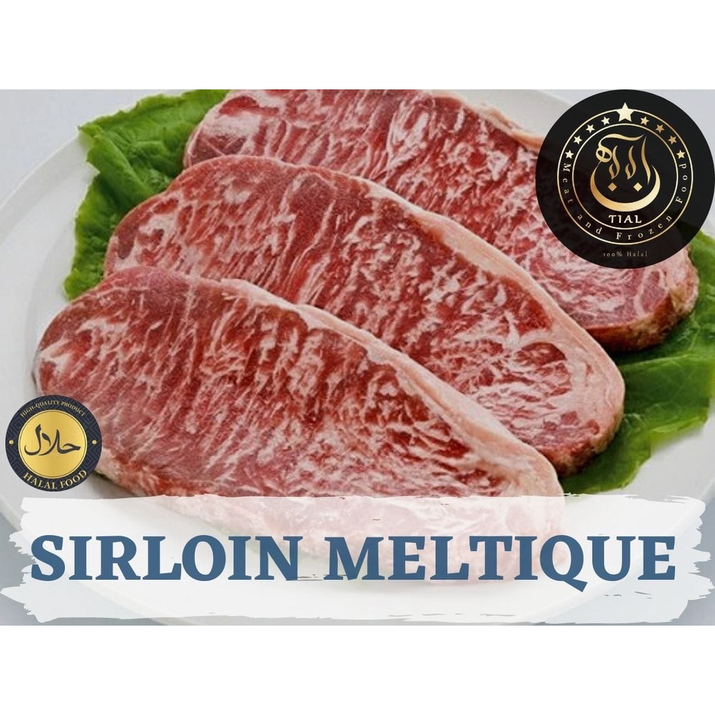 

SIRLOIN MELTIQUE 200gr/ Daging beef/ Daging Premium/ 100% Halal/ Frozen Food
