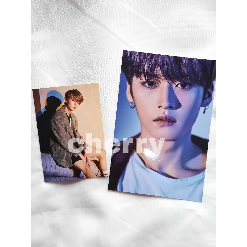 Yellow wood postcard & pob card