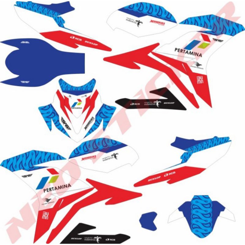 Sticker All New CBR150R Fullbody Pertamina Mandalika SAG Racing Team