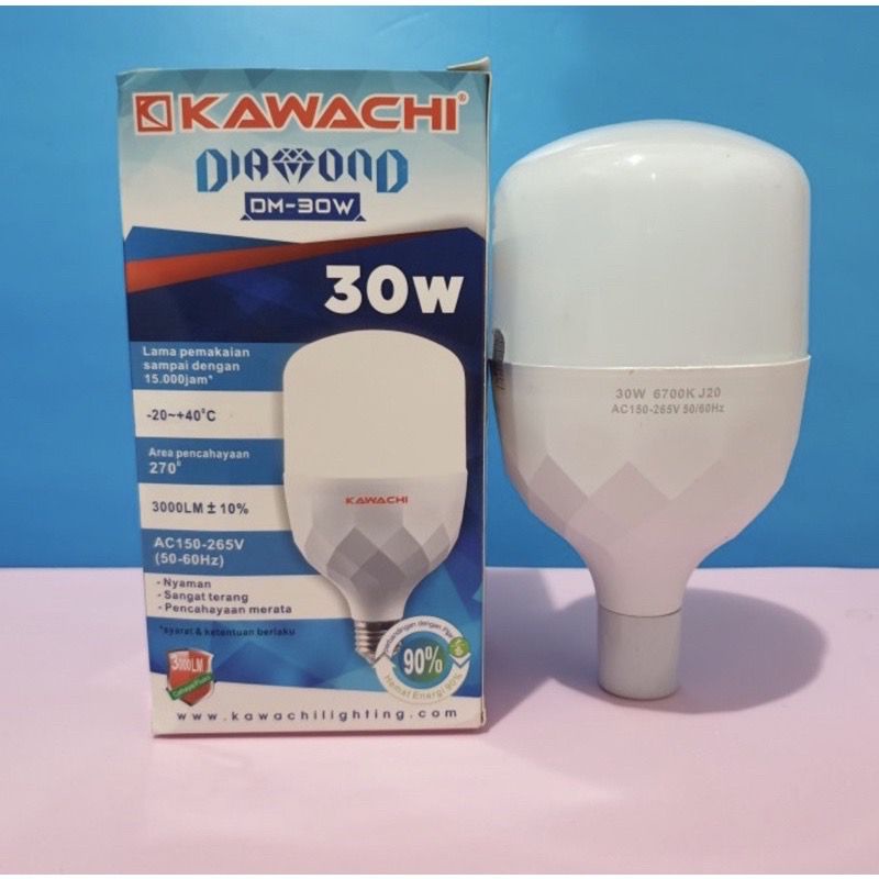 PROMO KAWACHI LED Capsule Nova 30 watt COOL DAY LIGHT - Putih - Lampu Kapsul SUPER TERANG SULTAN