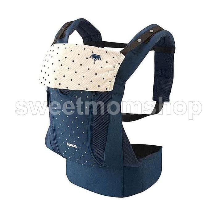 Sweetmomshop Aprica colanhug original kingdom navy gendongan