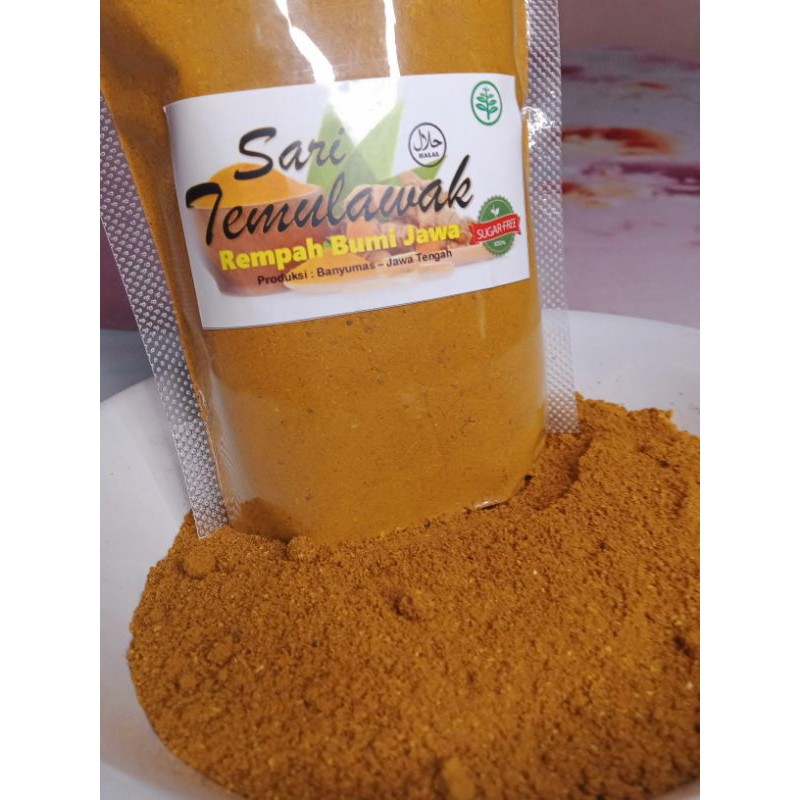 

Temulawak Bubuk/Curcumin Powder 100g (Bahan Organik, Tanpa Gula)