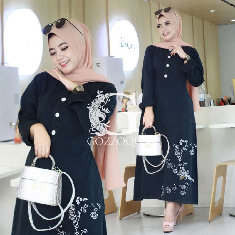 DAYANA ONE SET//NADIRA LONG TUNIK BY GOZZOQU