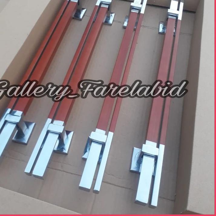 ((TERMURAH)) 4 BATANG Handle Pintu Rumah Stainless 60 Cm Gagang Pintu Modern 45 Cm Pegangan Pintu Ku