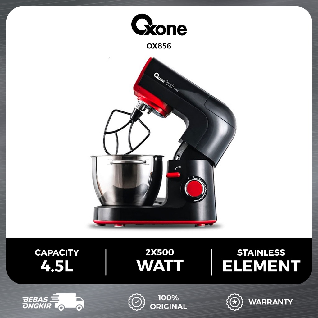 Oxone OX856 Professional Classic Stand Mixer 1000W 4.5Lt OXONE.ID