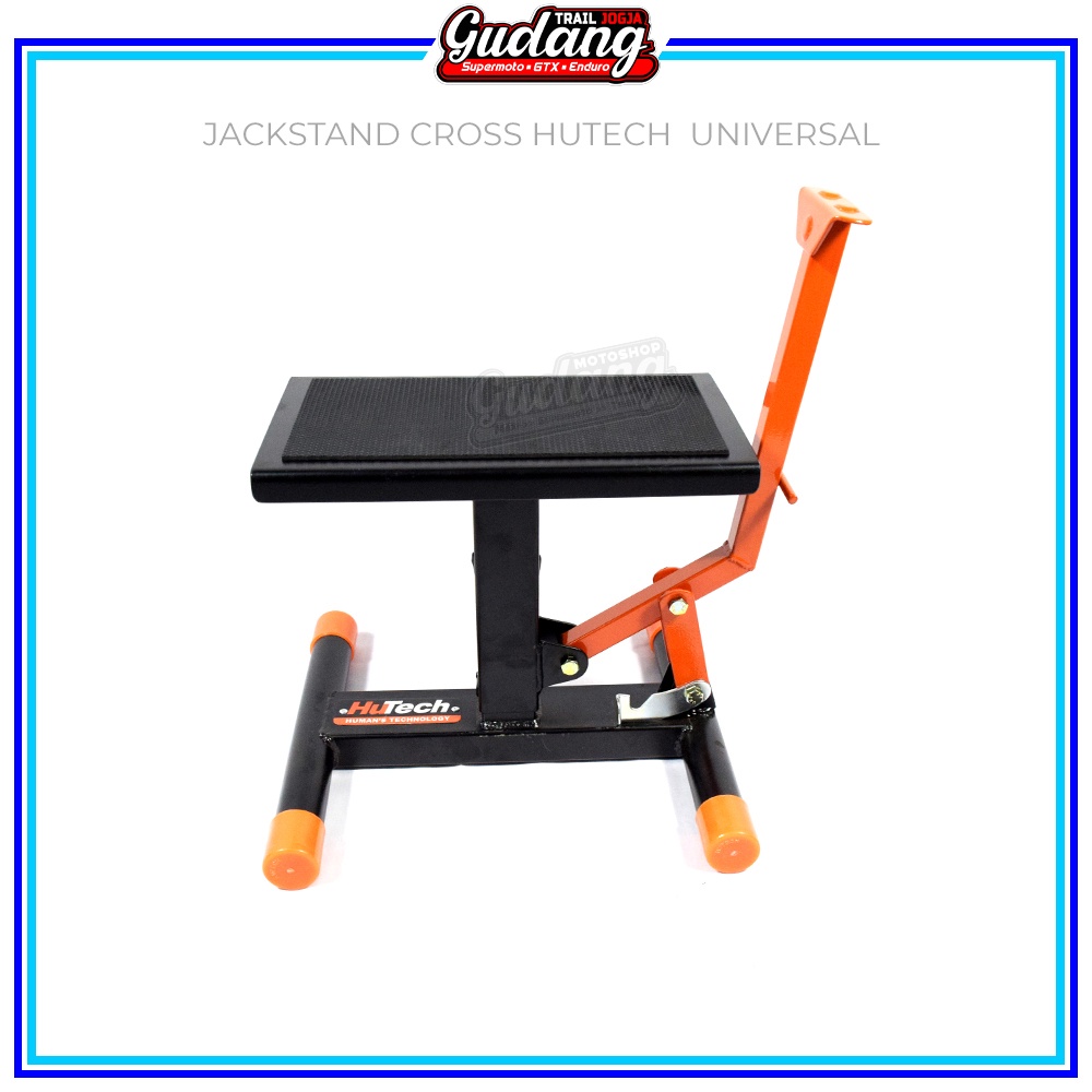 Jackstand Jack Stand Penyangga Standar Tengah HUTECH Trail CRF 150L KLX KTM WR 155  Hitam Universal