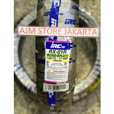 IRC RX-01R 120/70-17 Tubeless..
