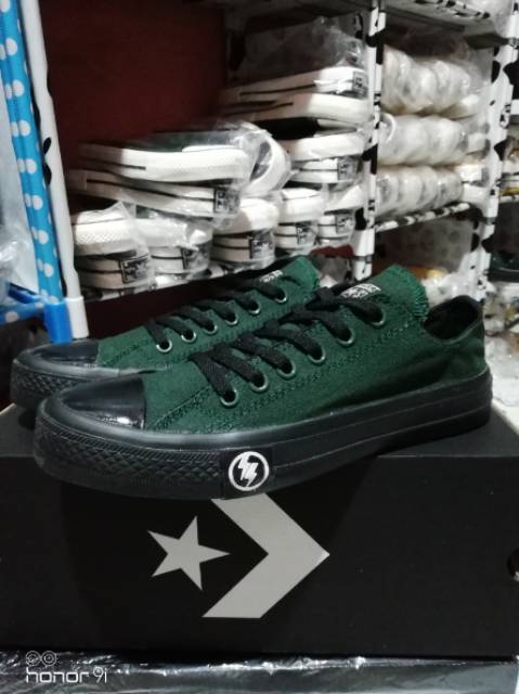 NEW COLOUR !! Converse Ct X Undefeated Fullmotif  Green Army Black limited edition