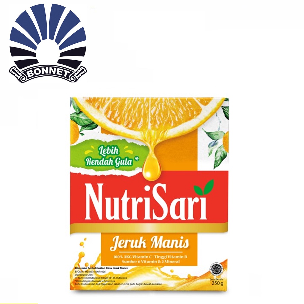 

NutriSari Jeruk Manis Refill 250gr - Minuman Buah Vitamin C