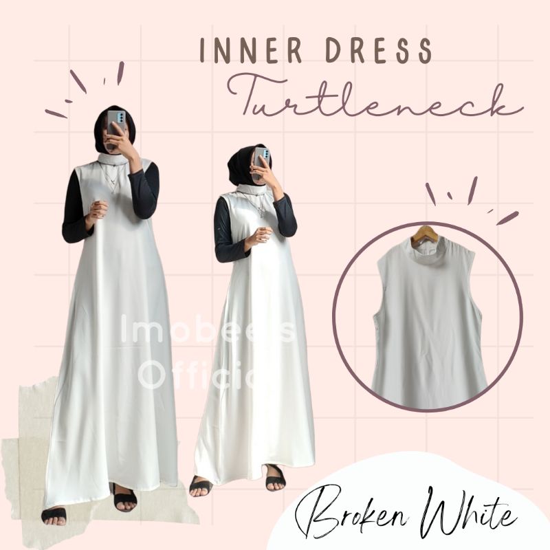 INNER DRESS TURTLENECK // MANSET DRESS KERAH TINGGI LONGSLEEVE