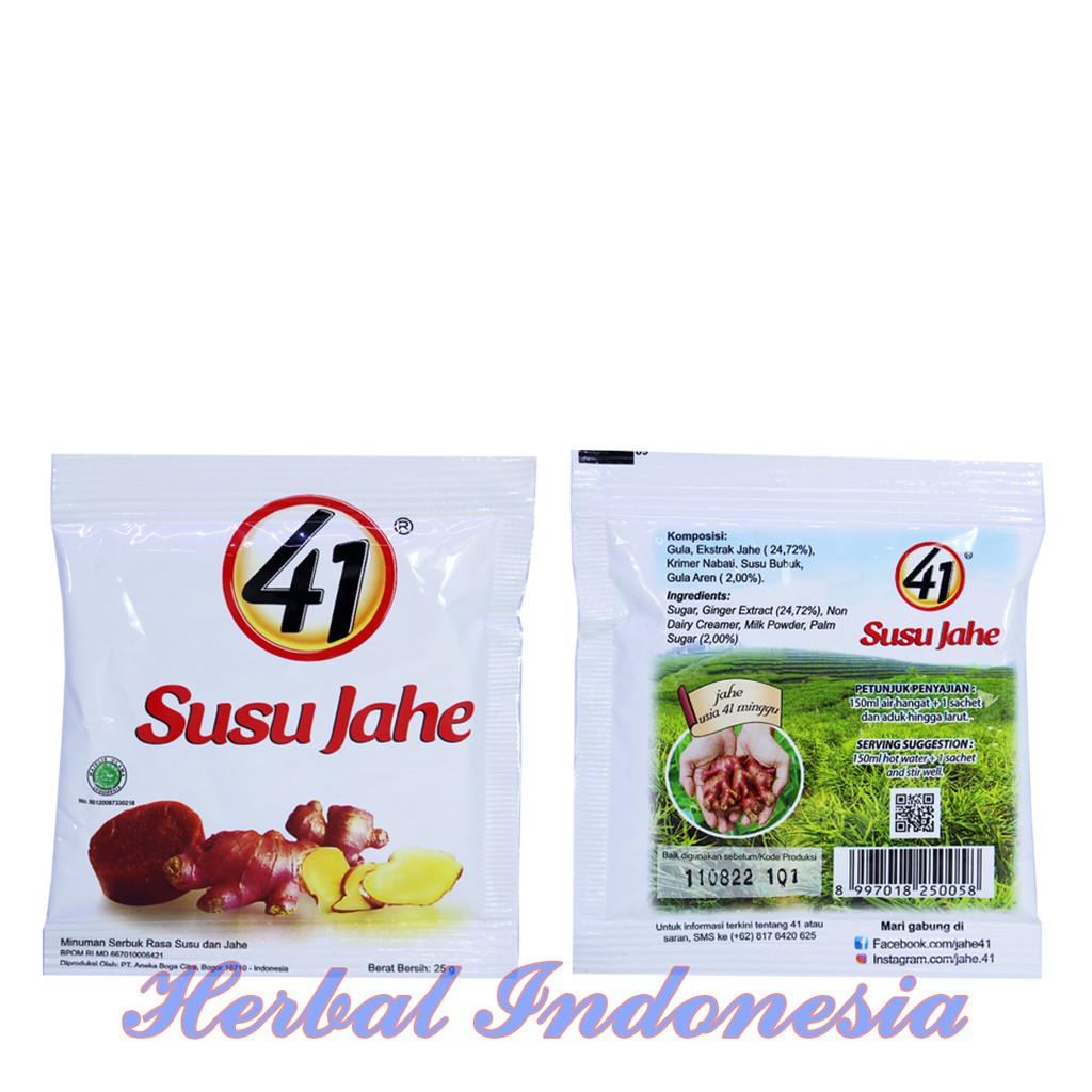 

Susu Jahe 41 | Minuman Susu Jahe 41 | Minuman Bubuk Susu Jahe Merah