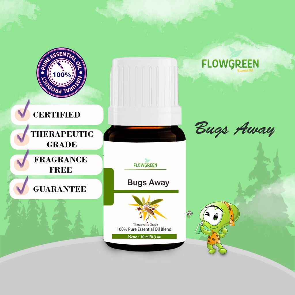 ESSENTIAL OIL BUGS AWAY ORGANIC BY FLOWGREEN