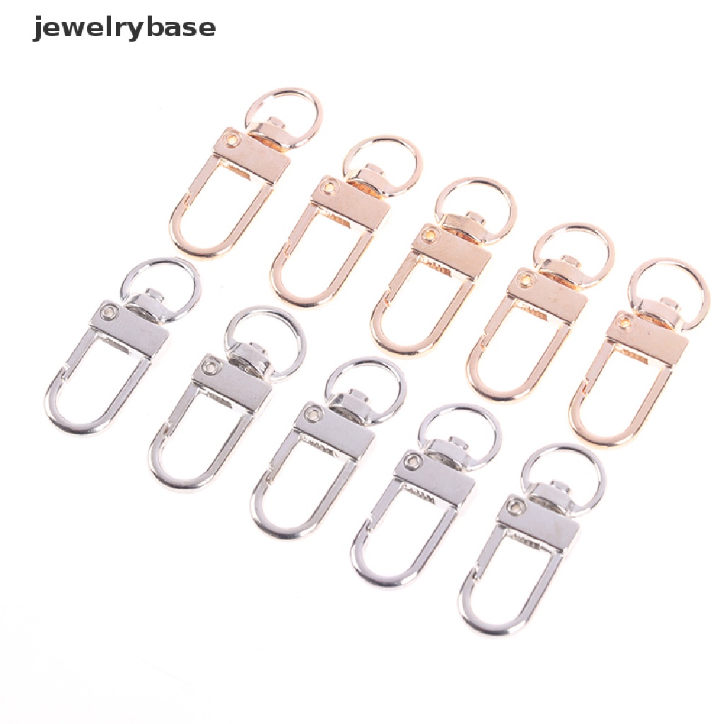 10pcs Kait Lobster Ukuran 13x34mm Untuk Membuat Perhiasan Kalung Dan Gelang Rantai