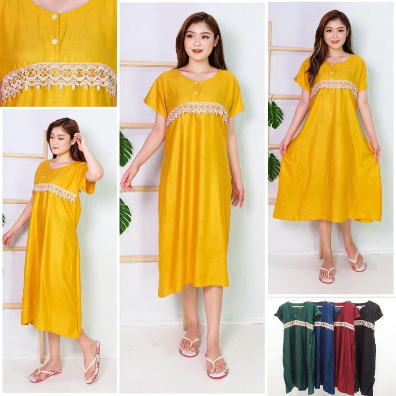 Daster arab motif renda