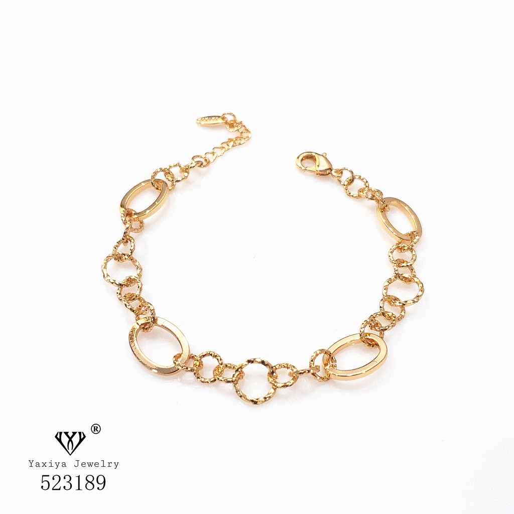 

Gelang Jurai Lapis Emas Perhiasan Imitasi Gold 18K Yaxiya Jewelry 624