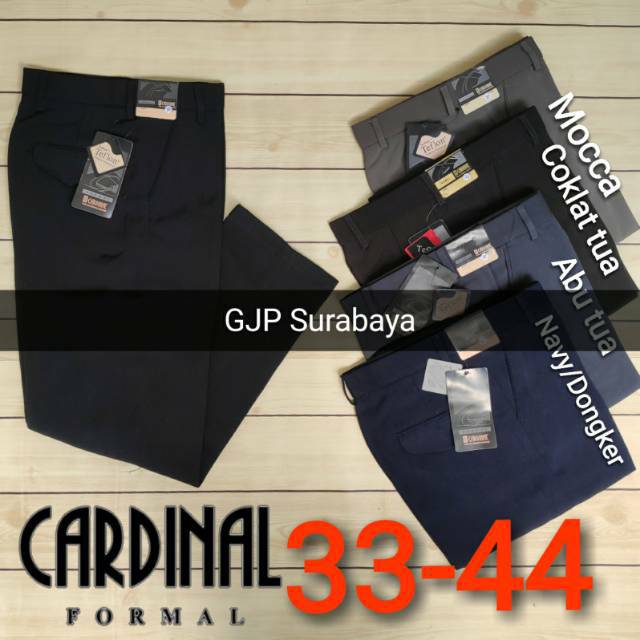  celana  kerja  pria  kantor formal jumbo size 33 44 