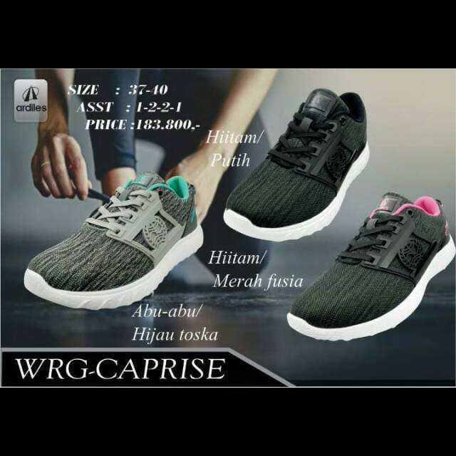 Sepatu Senam Woman Ardiles WRG-CAPRISE Murah Dan Terbaru Ardiles