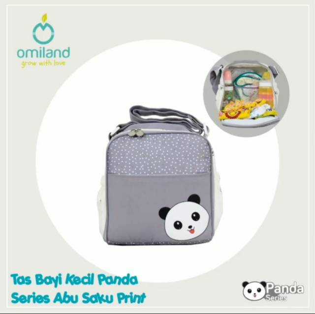 Omiland Tas Bayi Kecil Saku Print Panda Series - OBT 4321