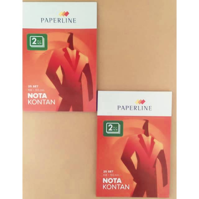 

Paperline Nota Kontan Kecil 2 Ply Ncr 25 Lembar