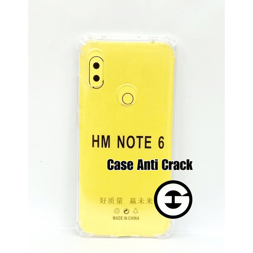 ANTI CRACK CASE XIAOMI REDMI NOTE 6 SOFTCASE CLEAR BENING REDMI NOTE 6 PRO