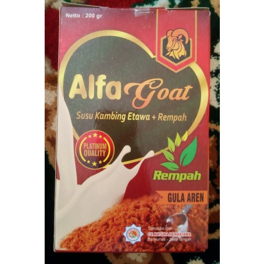 

Susu kambing etawa + rempah + gula aren