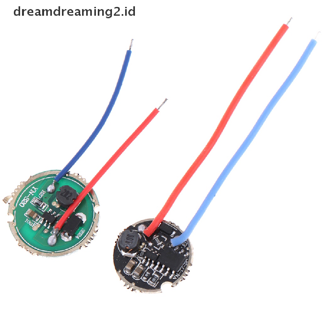 (LIKE) 1pc Driver Lampu Senter LED 3W 17mm / 20mm DC3.7V 1 Mode 5 Mode