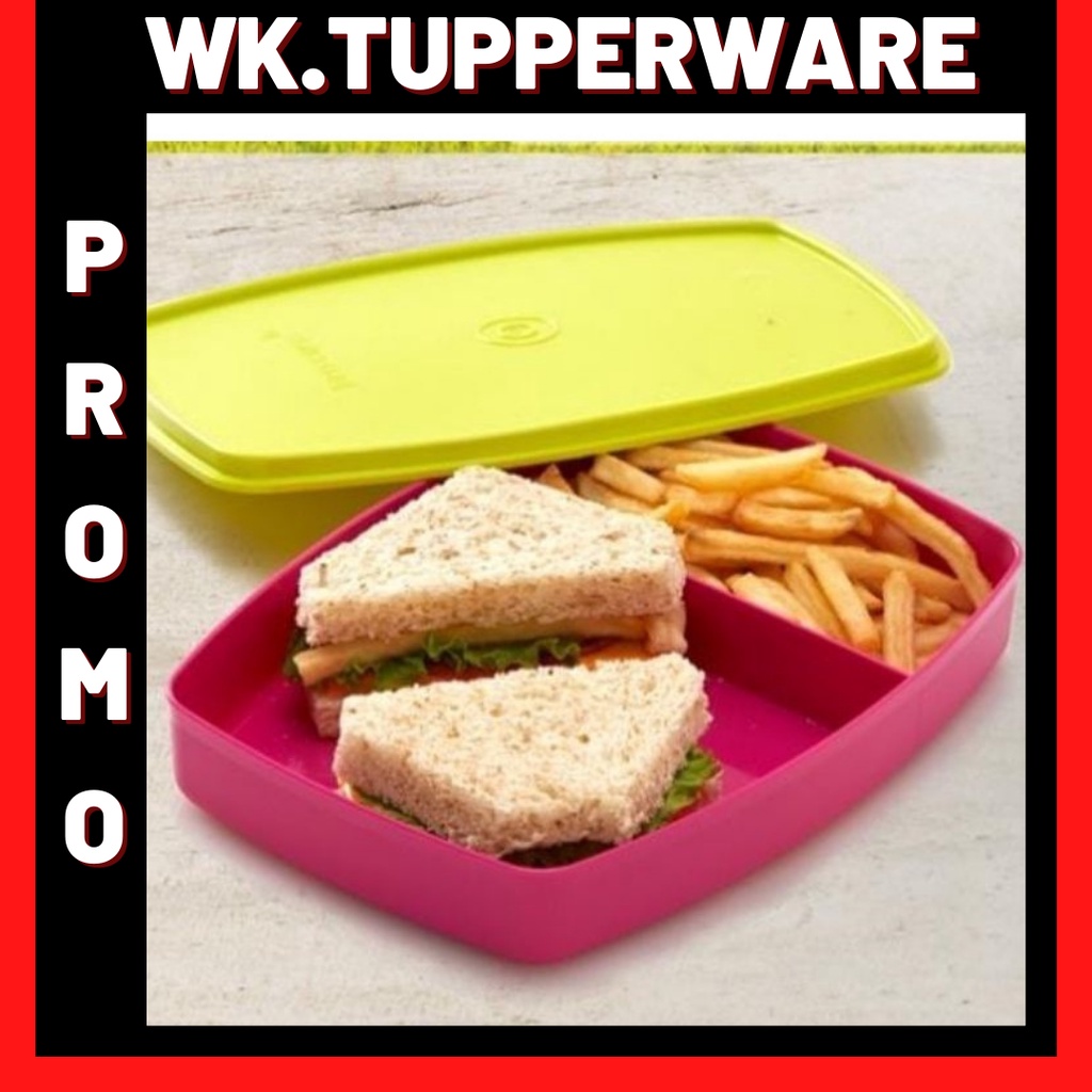 LARGE BENTO TUPPERWARE LUNCH BOX TUPPERWARE TEMPAT MAKAN DEWASA ANTI TUMPAH TEMPAT MAKAN DEWASA MINI