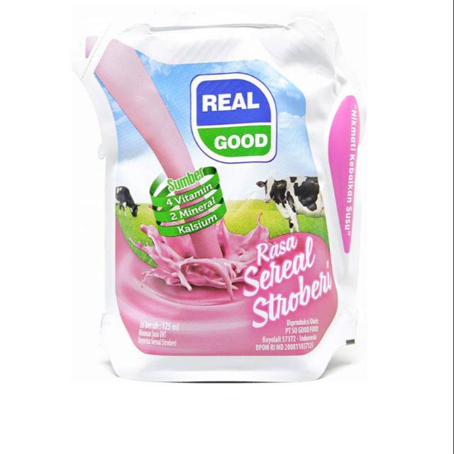 

Susu REAL GOOD 125ml strawberry